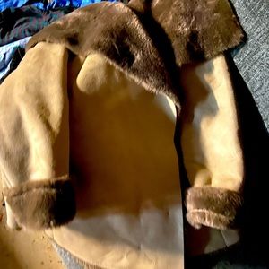 J-lo faux/suede coat